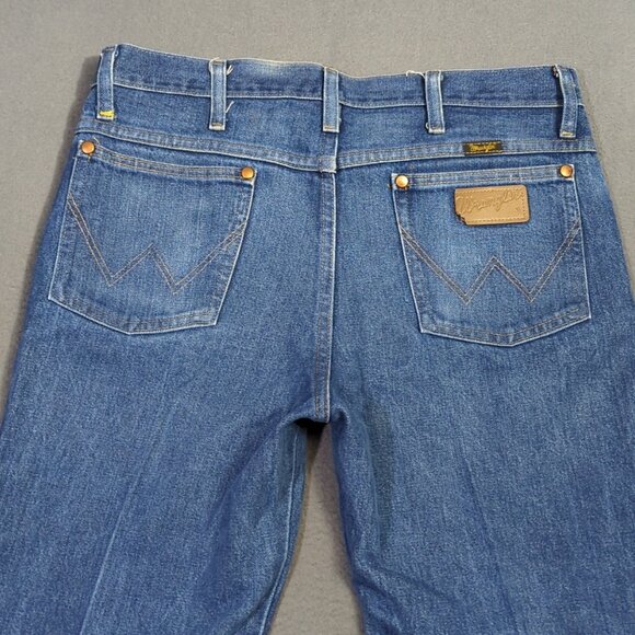 Wrangler Jeans Men's 33x30 Fits 32x26 Blue 936DEN Cowboy Cut Slim Fit Western - Picture 4 of 13
